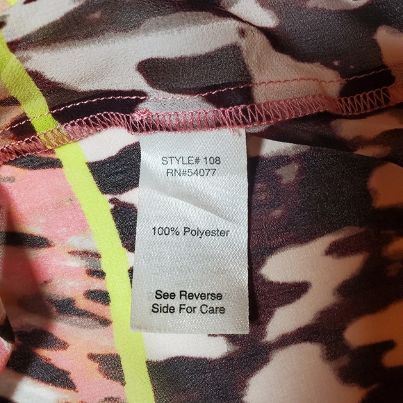 CAbi Sheer Leopard Print Tunic - Picture 5 of 9